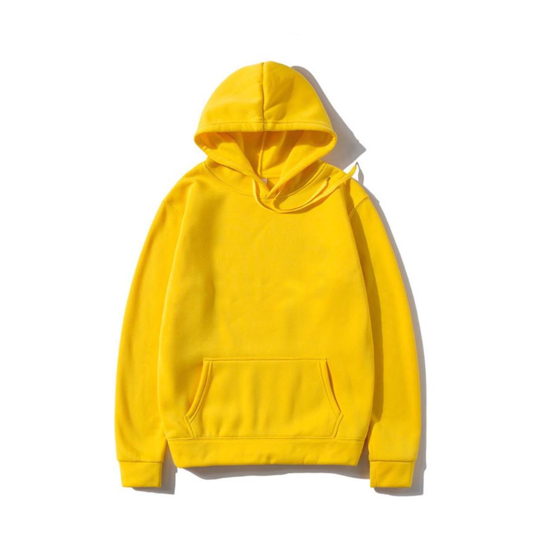 Cotton Fleece Blank Hoodie