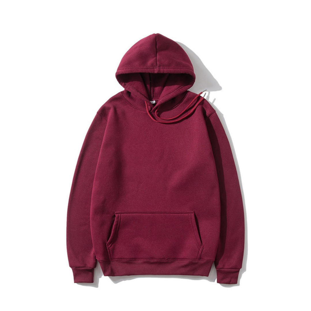 Cotton Fleece Blank Hoodie