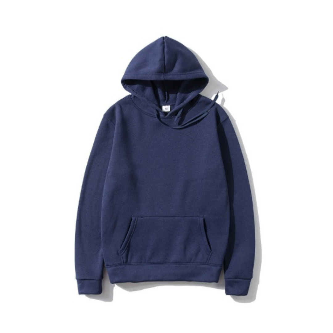 Cotton Fleece Blank Hoodie