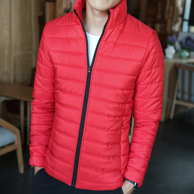 Collar Padded Slim Jacket