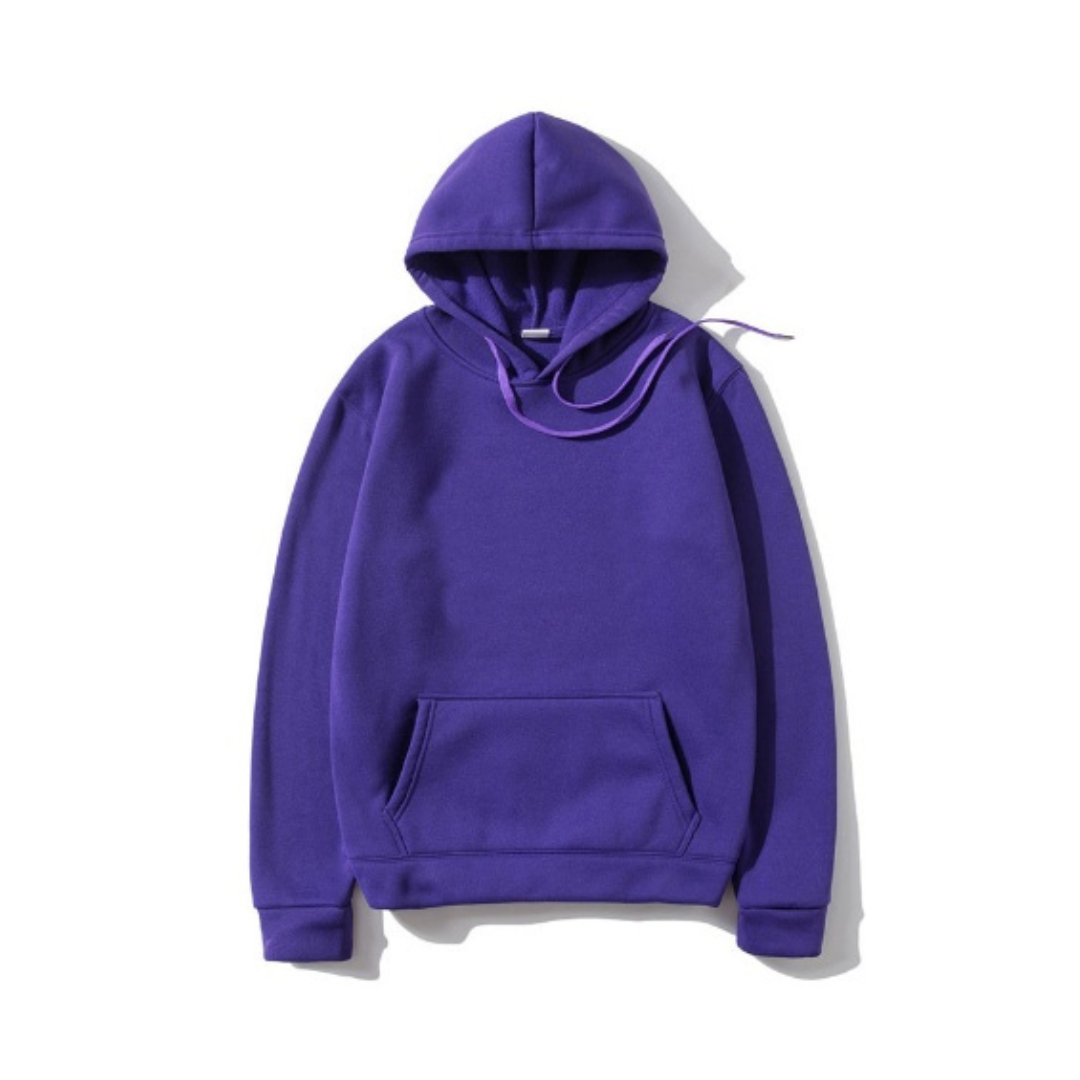 Cotton Fleece Blank Hoodie