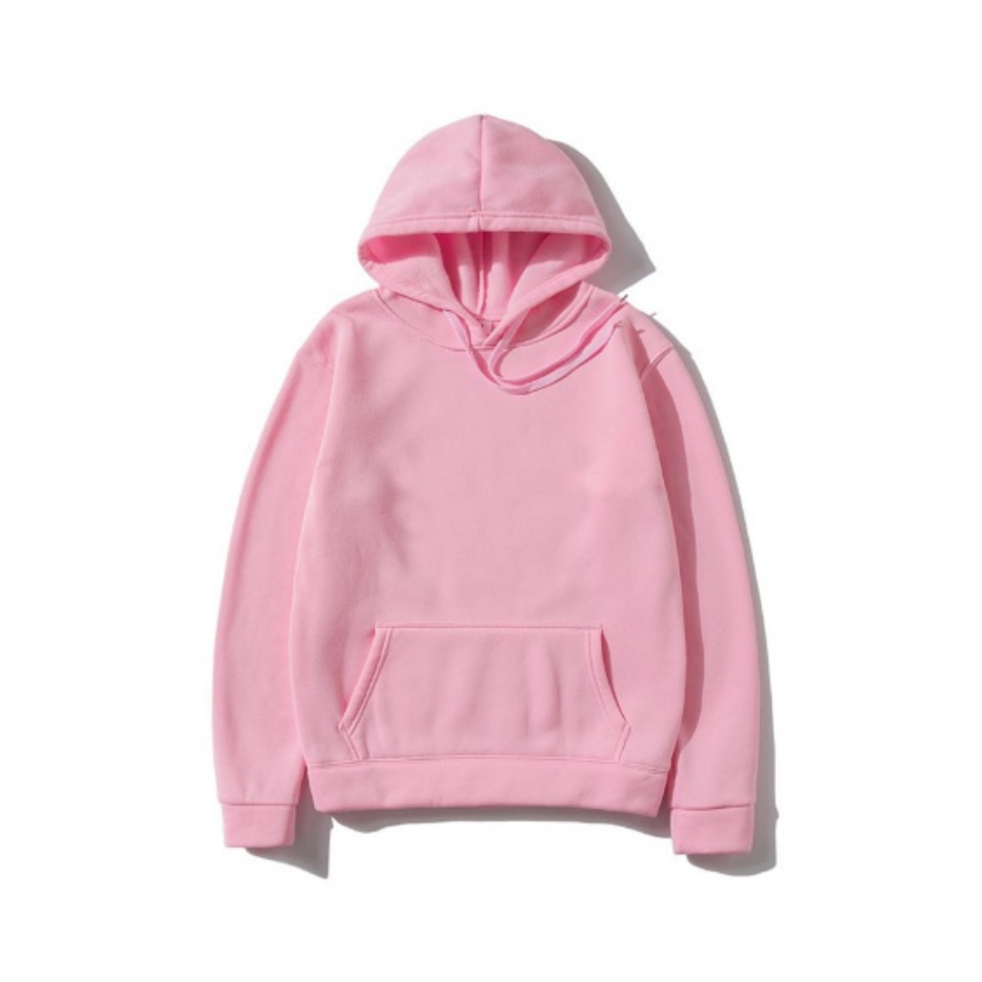 Cotton Fleece Blank Hoodie